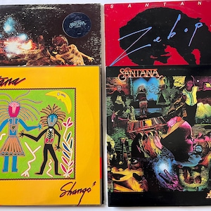 Santana Vinyl Record Lot: Zebop, Shango, Beyond Appearance