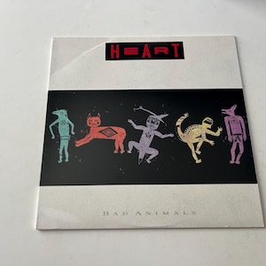 Heart Bad Animals  (Sealed) Vinyl Record LP PJ-512546 Capitol Records 1987 Record Sale