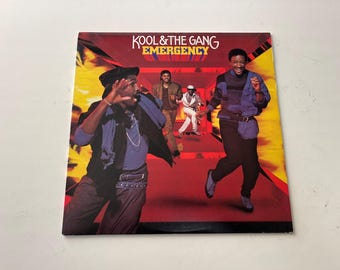 Kool & The Gang Emergency Vinyl Record LP - 1984 De-Lite Records