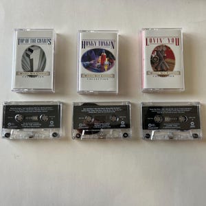 Countrymuziek Veel van 3 geassorteerde cassetteverkoop