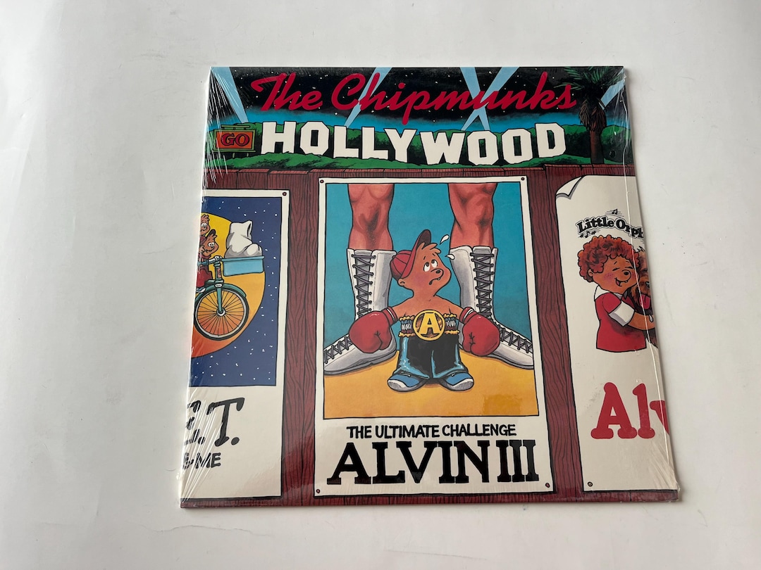The Chipmunks Go Hollywood LP - Sealed Vintage 1982 Vinyl Record The Chipmunks Go Hollywood LP - Sealed Vintage 1982 Vinyl Record
