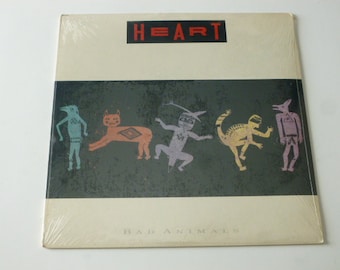 Heart Bad Animals  (Sealed) Vinyl Record LP PJ-512546 Capitol Records 1987 Record Sale