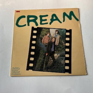 Cream Self-Titled Vinyl Record LP - 1974 UK Edition