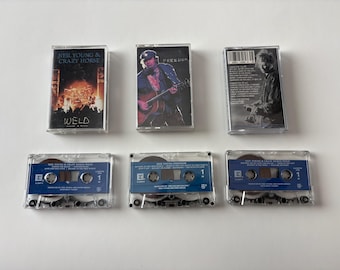 Lote de casetes de Neil Young: Freedom - Weld 1 y 2