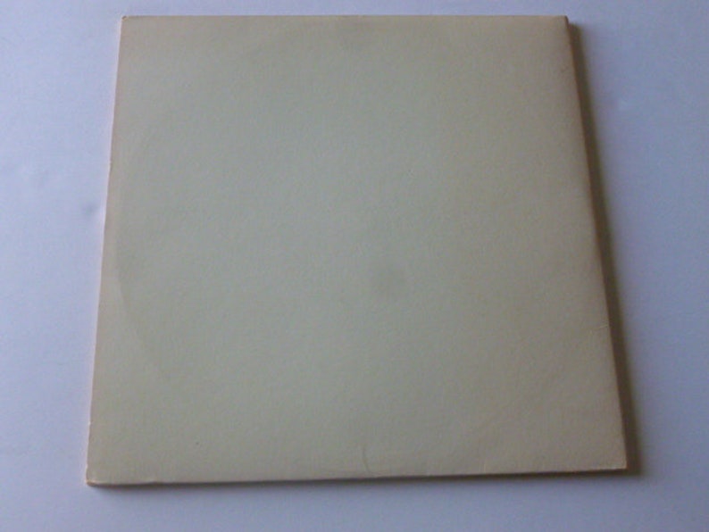 The Beatles white Album on White Vinyl Record SEBX-11841 | Etsy