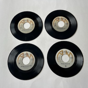 Peter Frampton I&#39;m In You - Do You Feel Like I Do - Signed Sealed And Delivered - May I Baby Lot Of 4 Assorted 45rpm 7&quot; Record Sale
