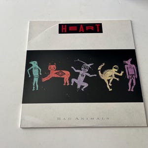 Heart Bad Animals Vinyl Record LP - 1987 Capitol Records