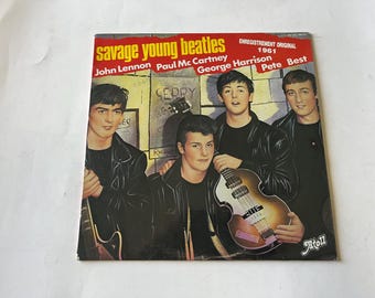 Savage Young Beatles vinylplaat LP - 1982, Frankrijk uitgave