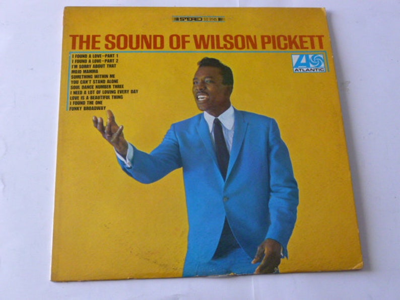 The Sound Of Wilson Pickett Vinyl Record LP SD 8145 Atlantic Records 1967 Records Sale image 1