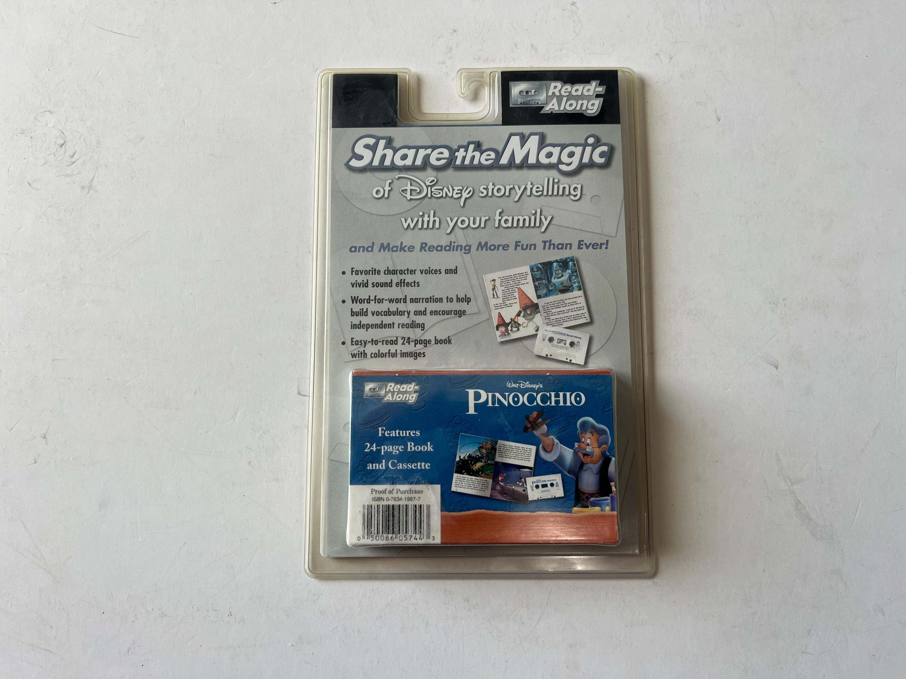 Vintage Pinocchio Read-along Book and Audio Cassette (sealed) - Etsy