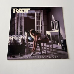 Ratt Invasion of Your Privacy Vinyl Record LP 81257-1 Atlantic