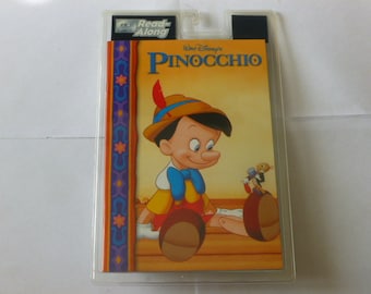 Walt Disney's Pinocchio Audio Cassette Read Along 24-Page Book 60574-4  (Sealed ) Walt Disney's