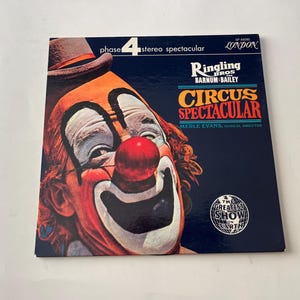 Ringling Bros Circus Spectacular Vinyl Record LP - 1967 (UK)