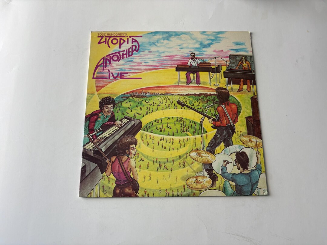Todd Rundgren - Utopia Another Live Vinyl Record LP - 1975 Bearsville ...