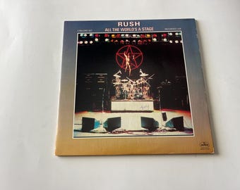 Vintage Rush - All the World's a Stage - Vinyl Record - Etsy
