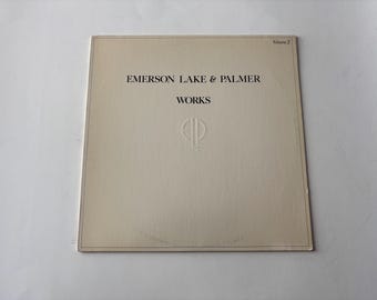 Emerson Lake & Palmer Works Vol.2 Vinyl Record LP - 1977 Atlantic Records