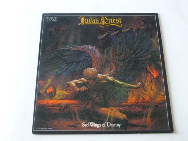 Judas Priest Sad Wings of Destiny Vinyl Record LP AYL1-4747 RCA Victor  Records 1983 Records Sale 