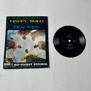 The Box Tops The Letter/Happy Times 4" Hip-Pocket Records Disco de 45 rpm HP-27 Philco Records 1969 Venta récord