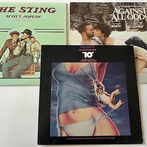 The Sting - 10 - Against All Odds Lot Of 3 Motion Picture Soundtrack Vinyl Records Sale