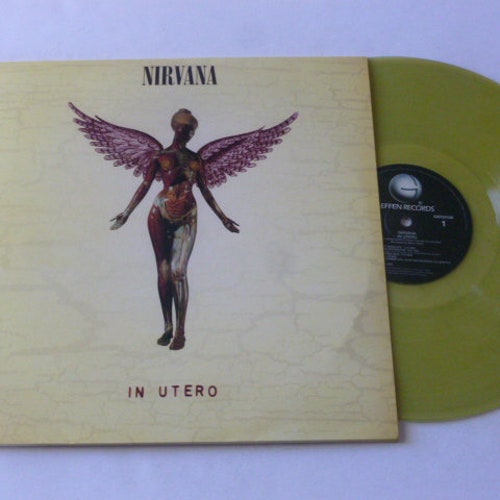 Correct Moreel onderwijs lied Nirvana in Utero Vinyl Record 12 Yellow Vinyl Limited - Etsy Sweden