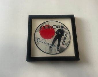 Culture Club 7" Picture Disc 45rpm Record ( Black Frame) Virgin Records 1983 Record Sale