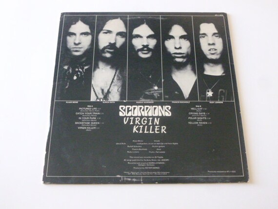 Scorpions Virgin Killer 1976 RCA レコード Scorpions 