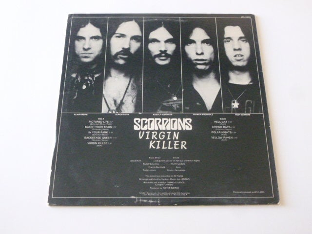 Scorpions Virgin Killers Vinyl Record LP AFL1-4225 RCA