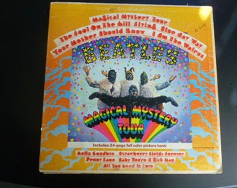 The Beatles Magical Mystery Tour Vinyl Record LP SMAL-2835 Capital Records Recorded in England 1967