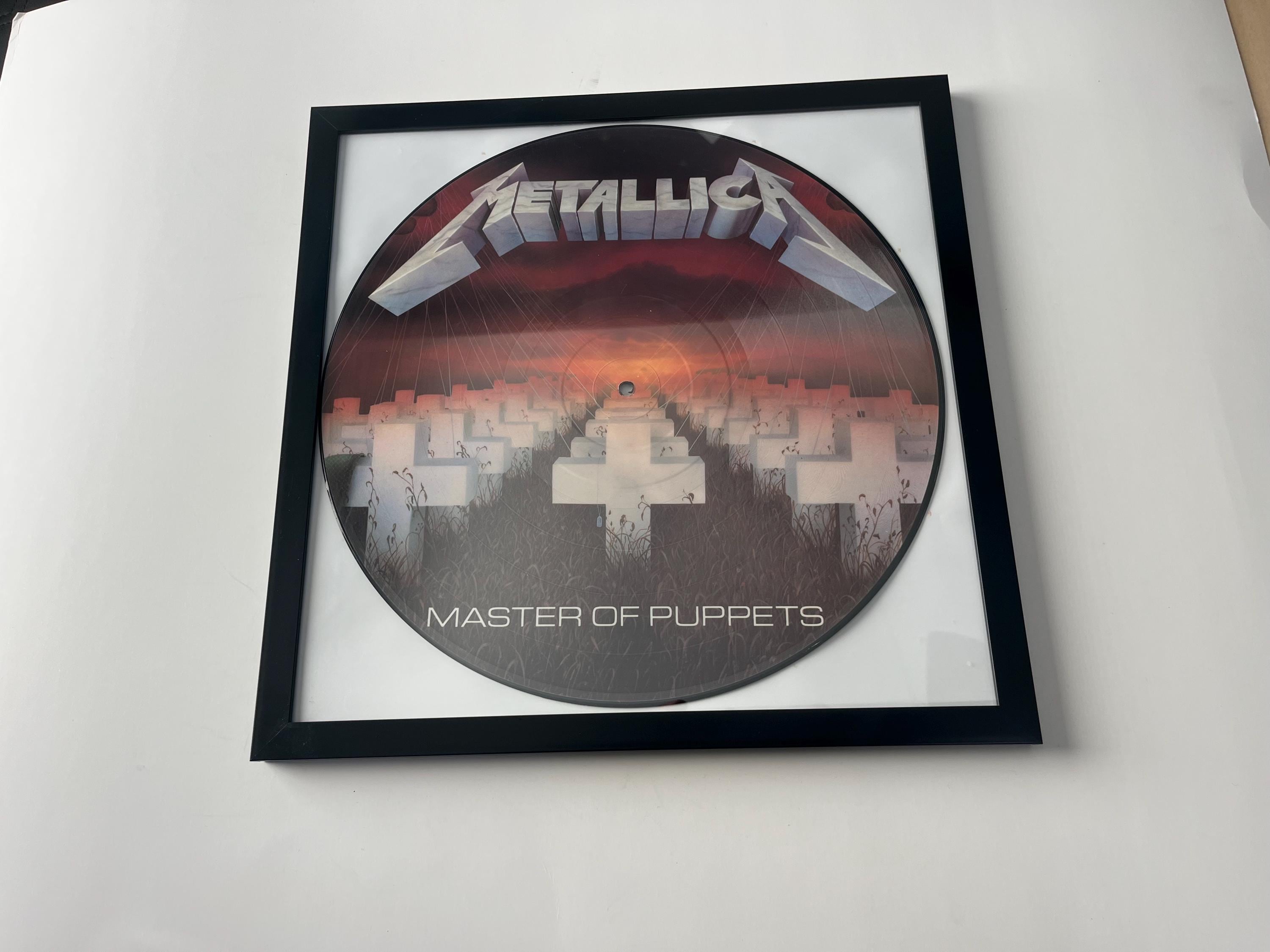 Metallica Master of Puppets Picture Disc in Black Frame - Etsy