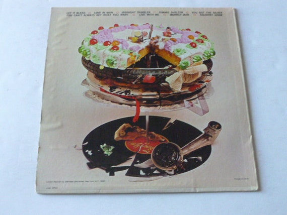 Rolling Stones Let It Bleed Vinyl Record LP NPS-4 London