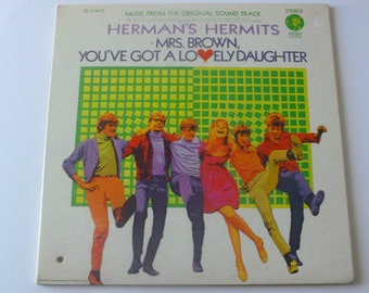 Herman's Hermit's Mrs. Brown, You've Got A Lovely Daughter LP SE 4548 MGM Records 1968 Record Sale