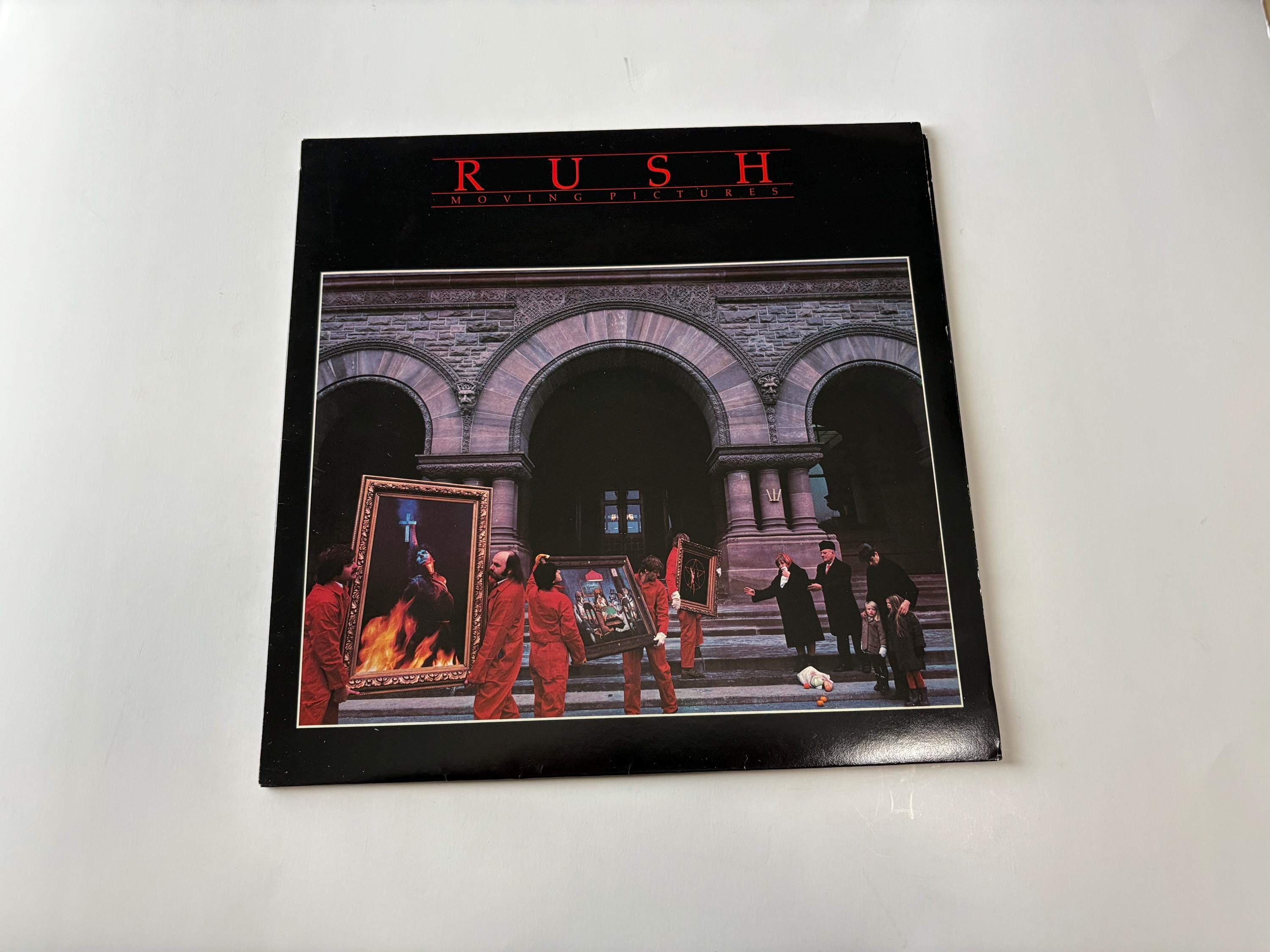 Rush Moving Pictures Vinyl Record LP SRM-1-4013 Mercury Records 1981 Record Sale
