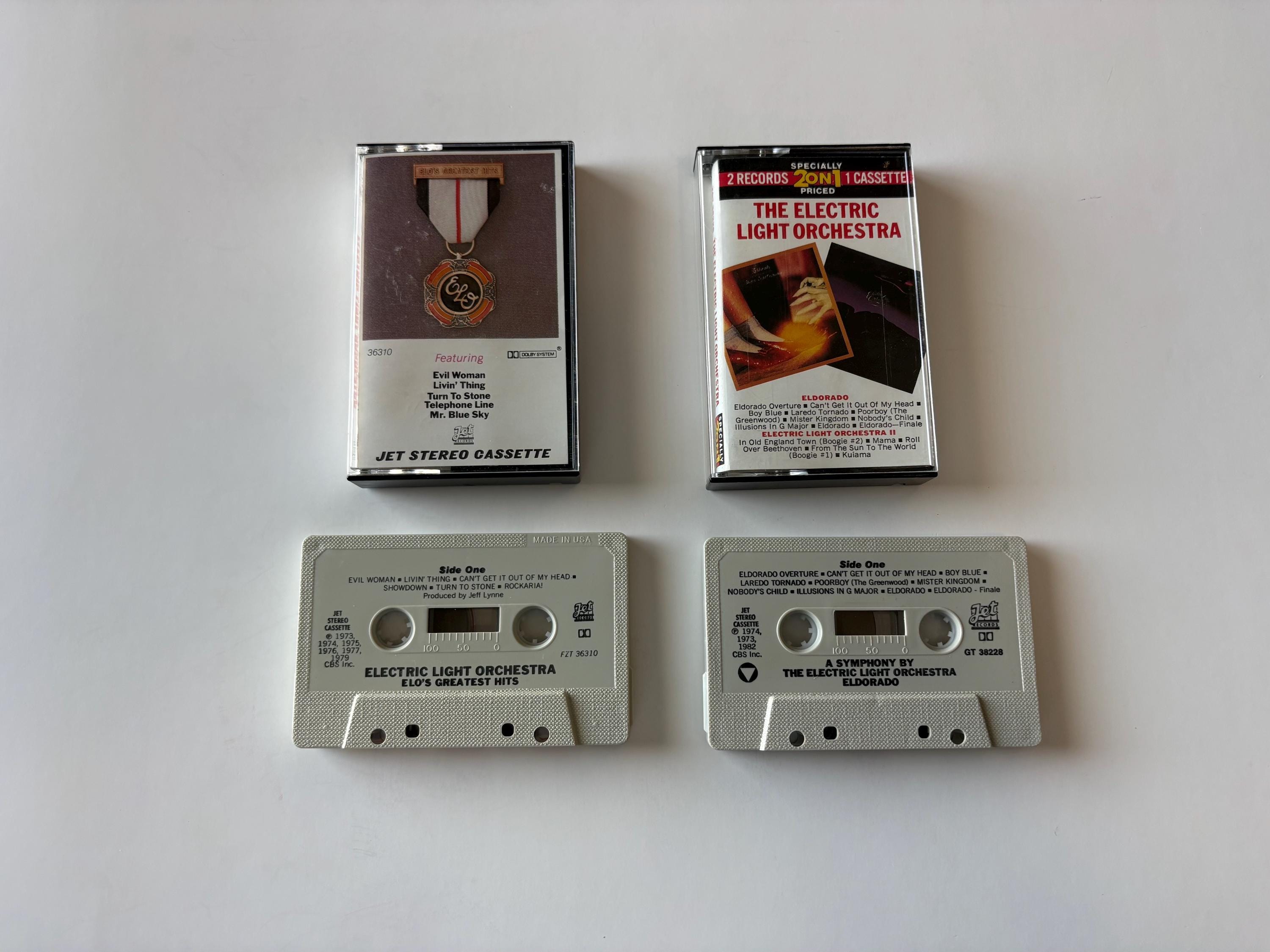 Electric Light Orchestra Cassette Lot: Eldorado - Elo's Greatest