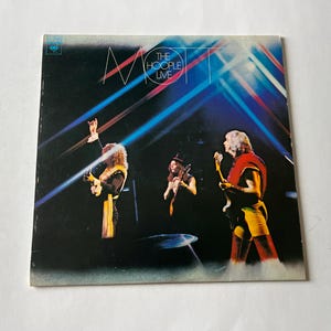 Mott The Hoople Live Vinyl Record LP - 1974 Columbia Records
