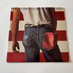 Vintage Bruce Springsteen Born In The U.S.A. Vinyl Record LP - 1984 Columbia Records