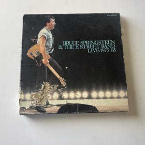 Venta de casetes Bruce Springsteen & The E Street Band en vivo, 1975-85 (3 unidades selladas)