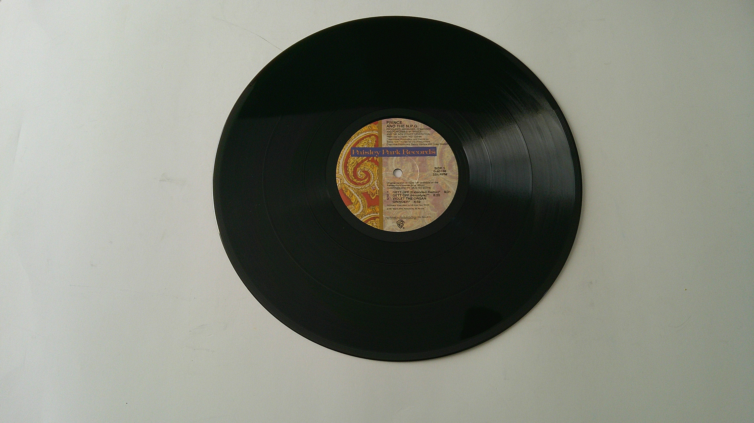 Prince / Gett Off! 　プリンス 　　　LPレコード Prince And The New Power Generation – Gett Off – Vinyl (12