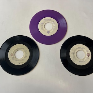 Prince 45rpm Record Lot: Purple Rain, Little Red Corvette, Delirious