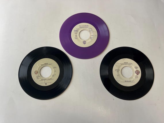 Prince 45rpm Record Lot: Purple Rain, Little Red Corvette