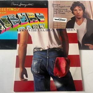 Bruce Springsteen Lot Of 3 Vinyl Record Sale Read Description image 1