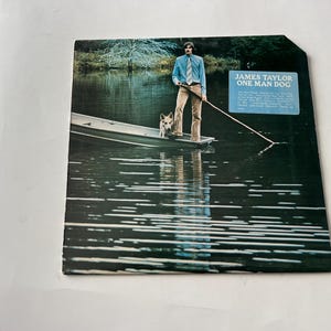 James Taylor One Man Dog Vinyl Record LP K 46185 Warner Bros. Records 1972 (U.K. Edition) Record Sale