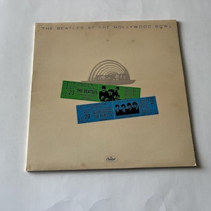 The Beatles At The Hollywood Bowl Vinyl LP - 1977 Capitol Records