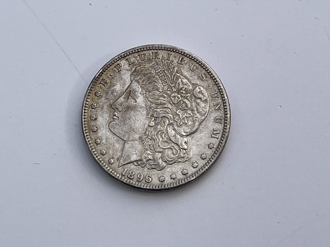 招*@様 1896年アメリカ合衆国モルガン・ドル 銀貨　ハイグレード 1896年米国モルガン銀貨希少コイン - Etsy 日本