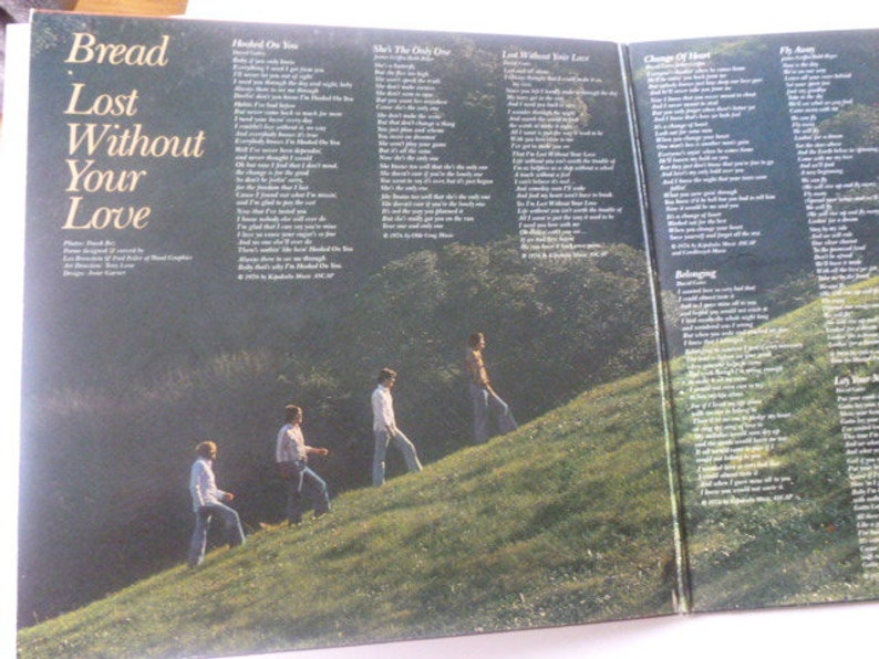 Bread - Lost Without Your Love Vinyl Record LP - 1977 Electra Records bild 3