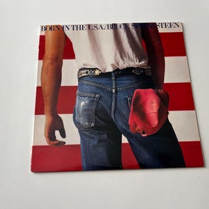 Vintage Bruce Springsteen Born In The U.S.A. Vinyl Record LP - 1984