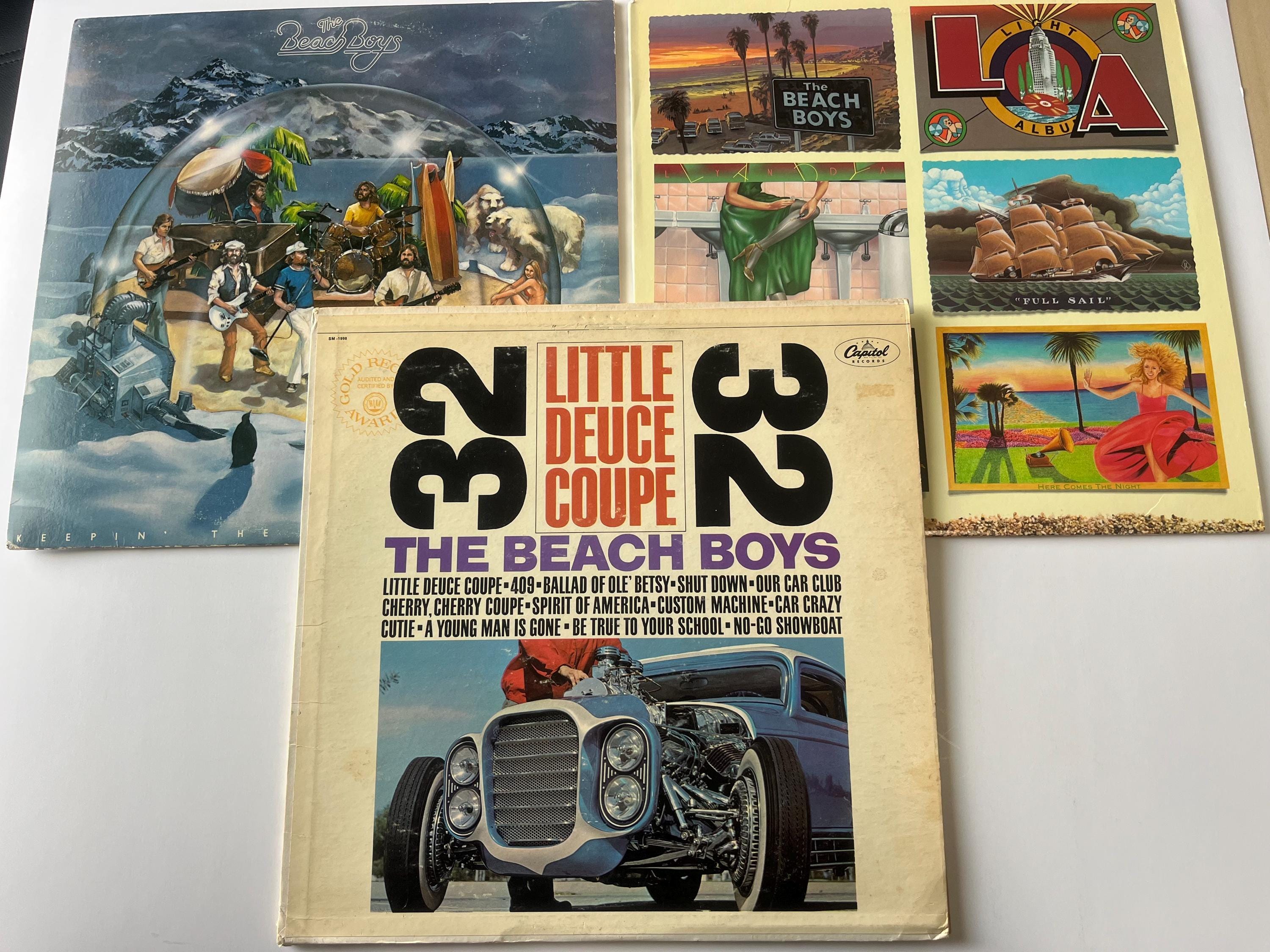 The Beach Boys Vinyl Record Album Lot: Little Deuce Coupe, Light