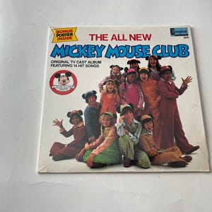 Sealed Mickey Mouse Club Vinyl Record LP - Disneyland 1977