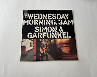 Vintage Simon & Garfunkel &#39;Wednesday Morning, 3 A.M.&#39; Vinyl LP (1971 Italy Issue)