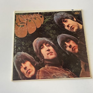 The Beatles Rubber Soul Vinyl Record LP - 1965 Mono Capitol Records