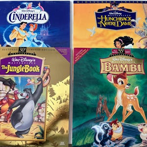 Walt Disney&#39;s Masterpiece Assorted Lot Of 4 Laser Disc Sale